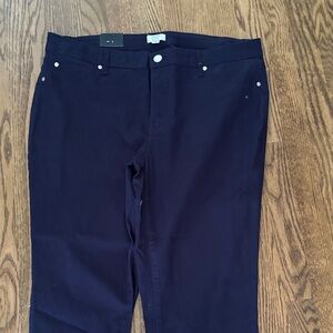 Women’s Navy Pants w/ Pom Poms!